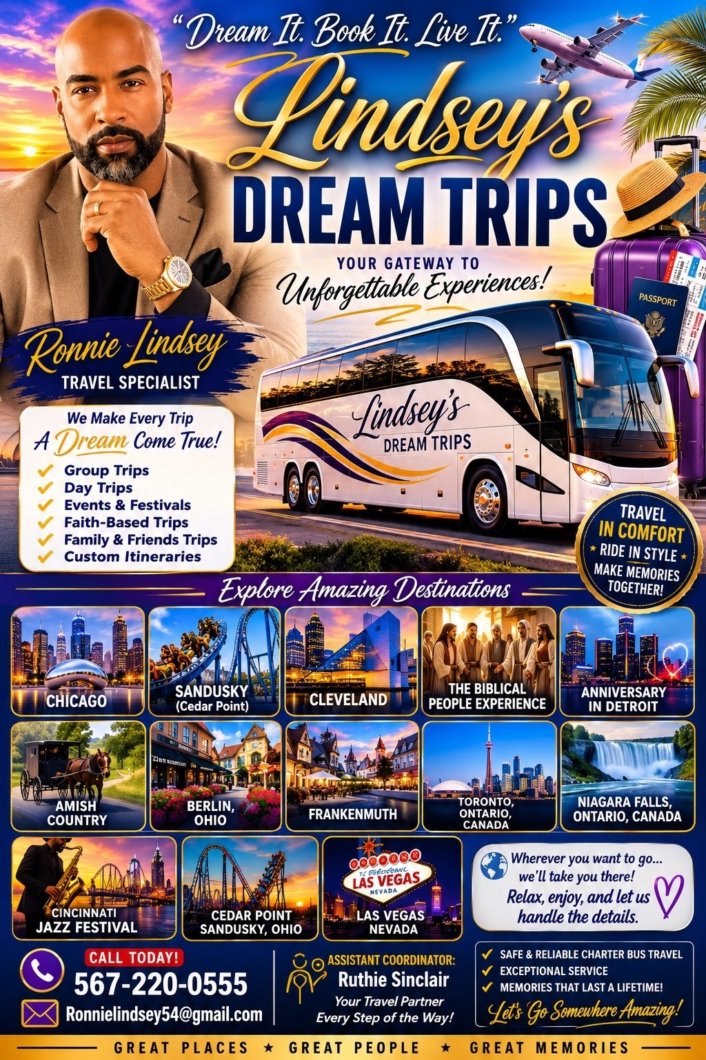 Lindsey's Dream Trips Official Flier